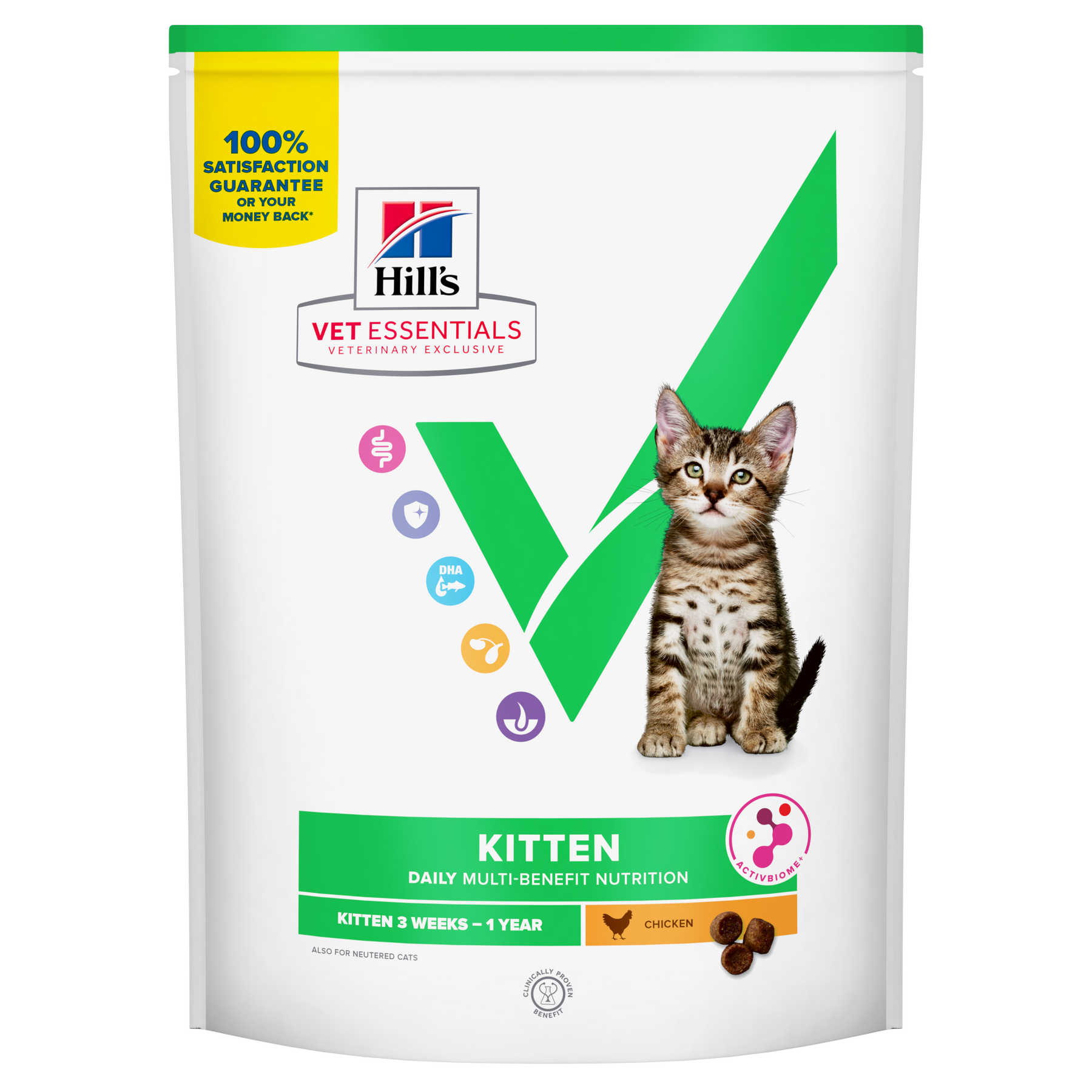 Hill s VET ESSENTIALS MULTI BENEFIT Dry Kitten Food Chicken