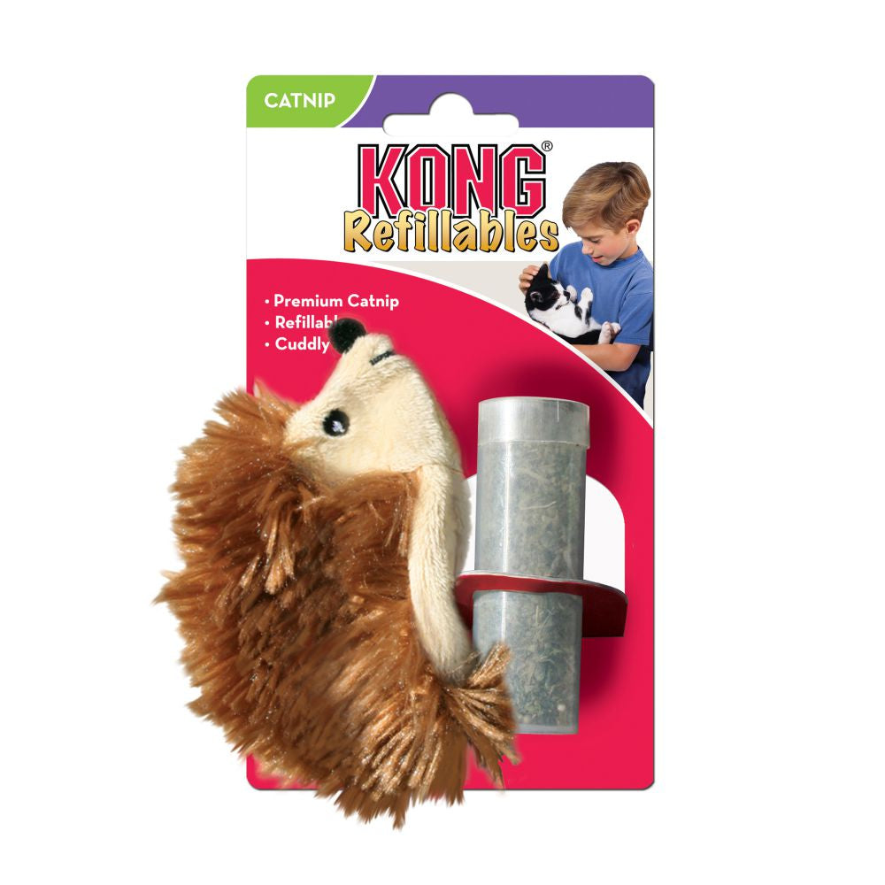 KONG Catnip Refillables Hedgehog