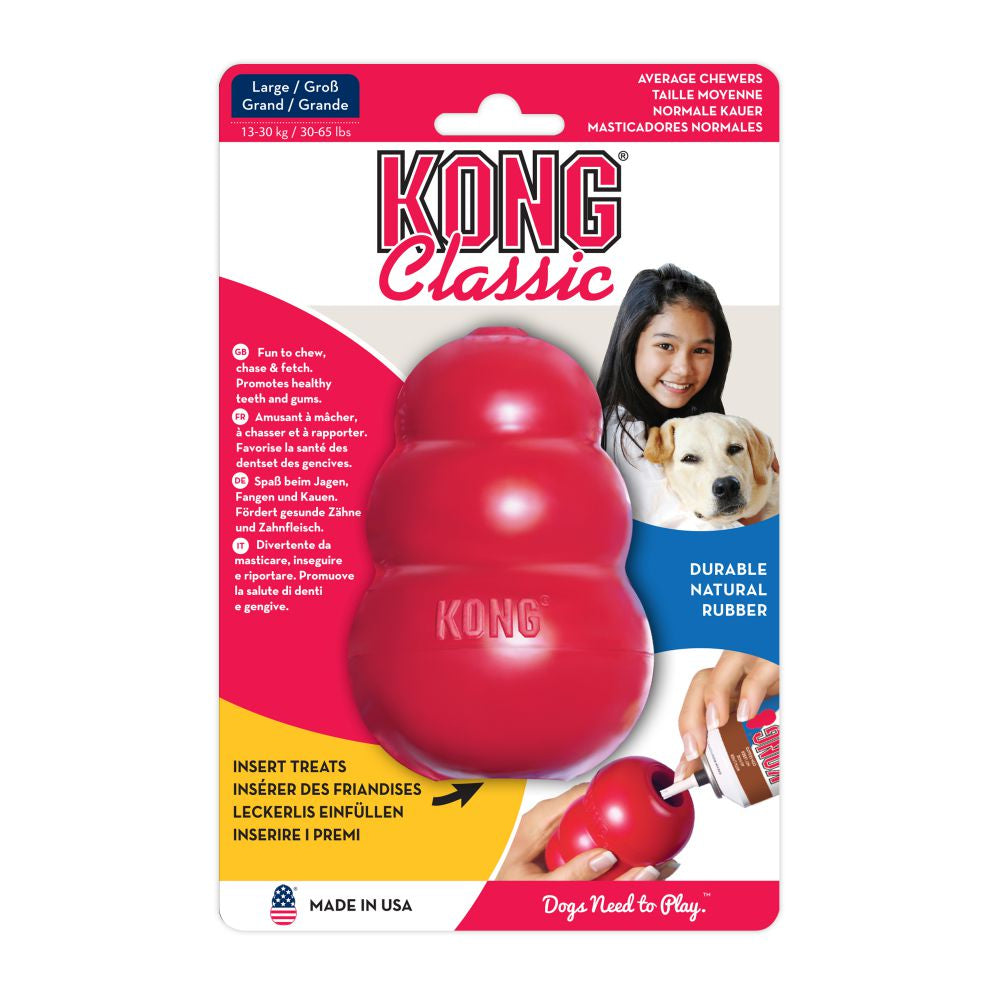 KONG Classic Red Dog Toy