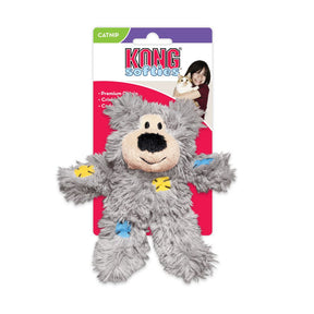 KONG Cat Softies Patchwork Bear