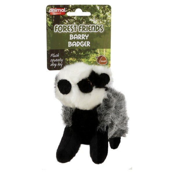 Barry Badger Plush Dog Toy