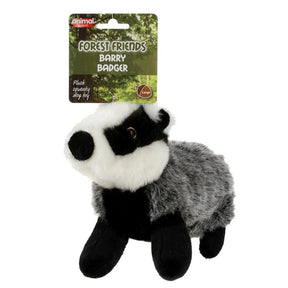 Barry Badger Plush Dog Toy