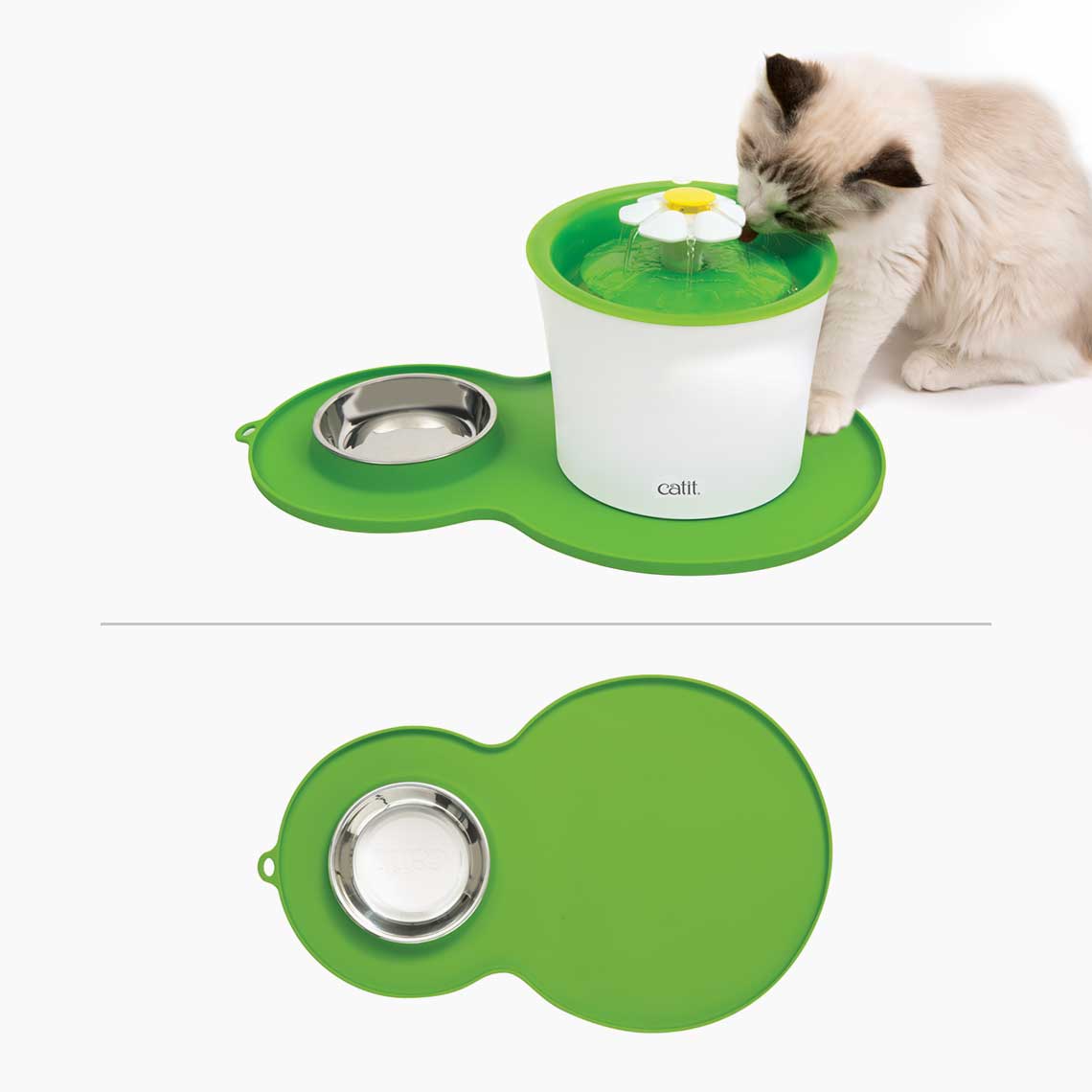 Catit Peanut Placemat Green