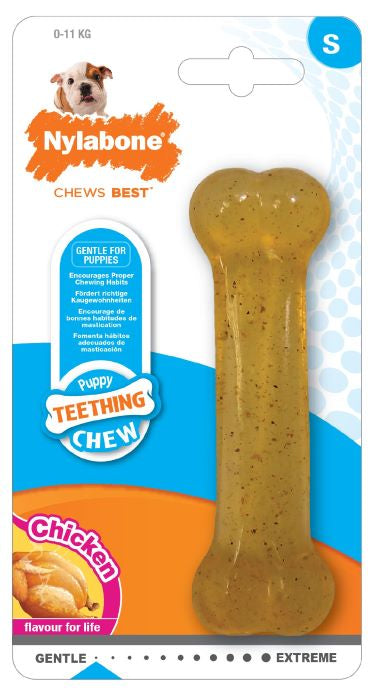 Nylabone Puppy Chicken Bone Medium