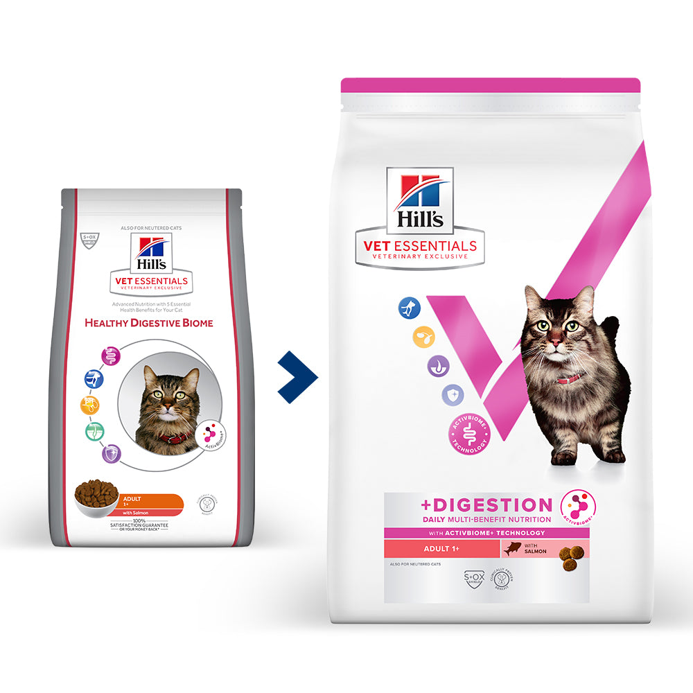 Hill's™ VET ESSENTIALS™ MULTI-BENEFIT + DIGESTION Adult Dry Cat Food with Salmon