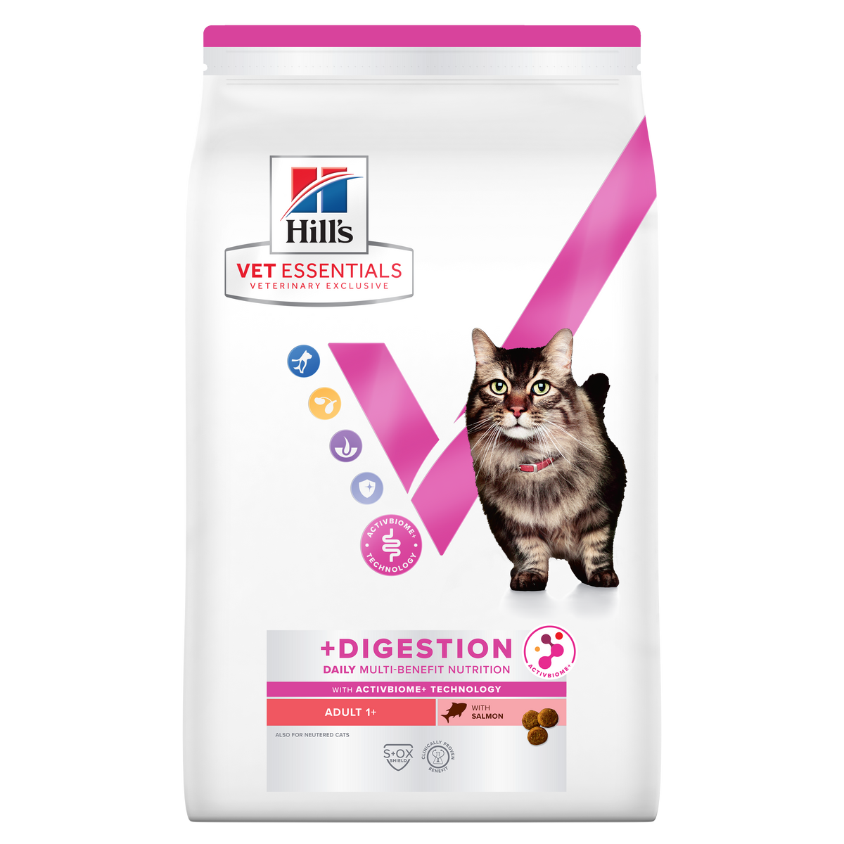 Hill's™ VET ESSENTIALS™ MULTI-BENEFIT + DIGESTION Adult Dry Cat Food with Salmon