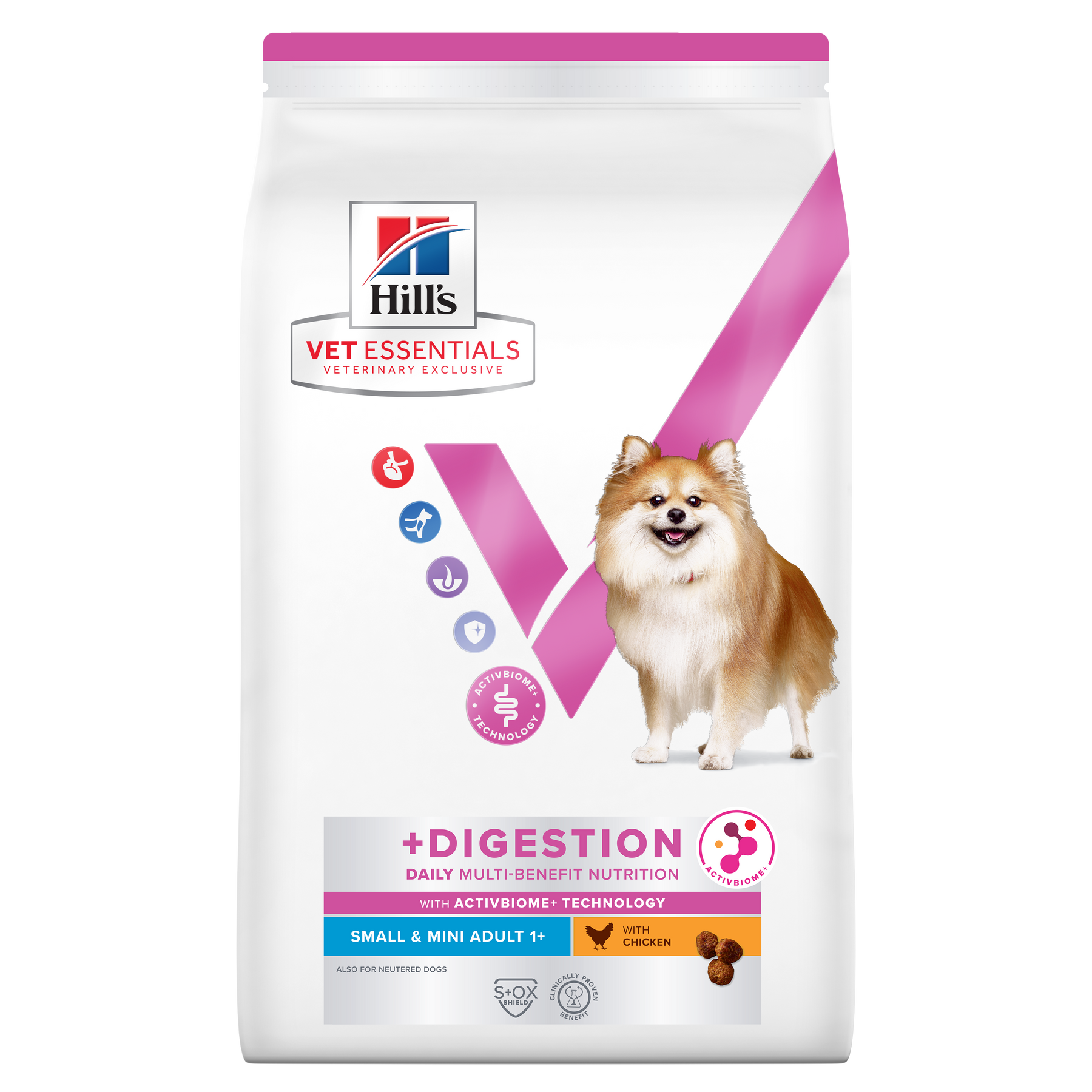 Hill's™ VET ESSENTIALS™ MULTI-BENEFIT + DIGESTION Adult 1+ Small & Mini Dry Dog Food with Chicken