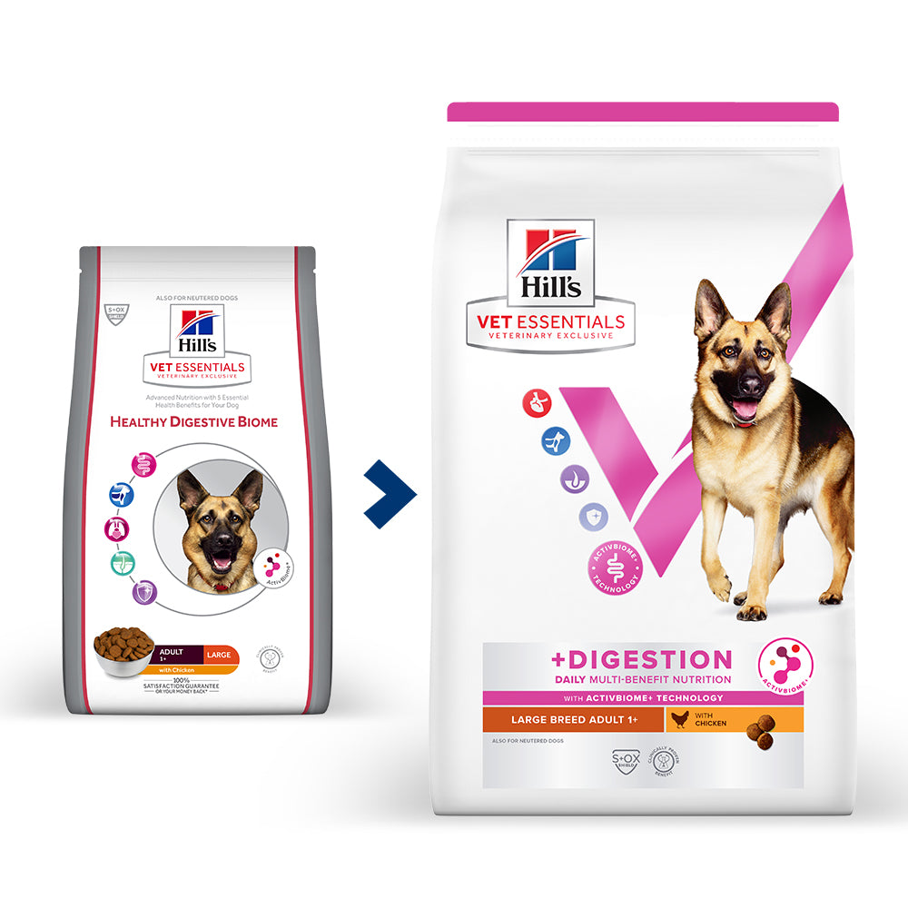 Hill's™ VET ESSENTIALS™ MULTI-BENEFIT + DIGESTION Adult 1+ Large Breed Dry Dog Food with Chicken