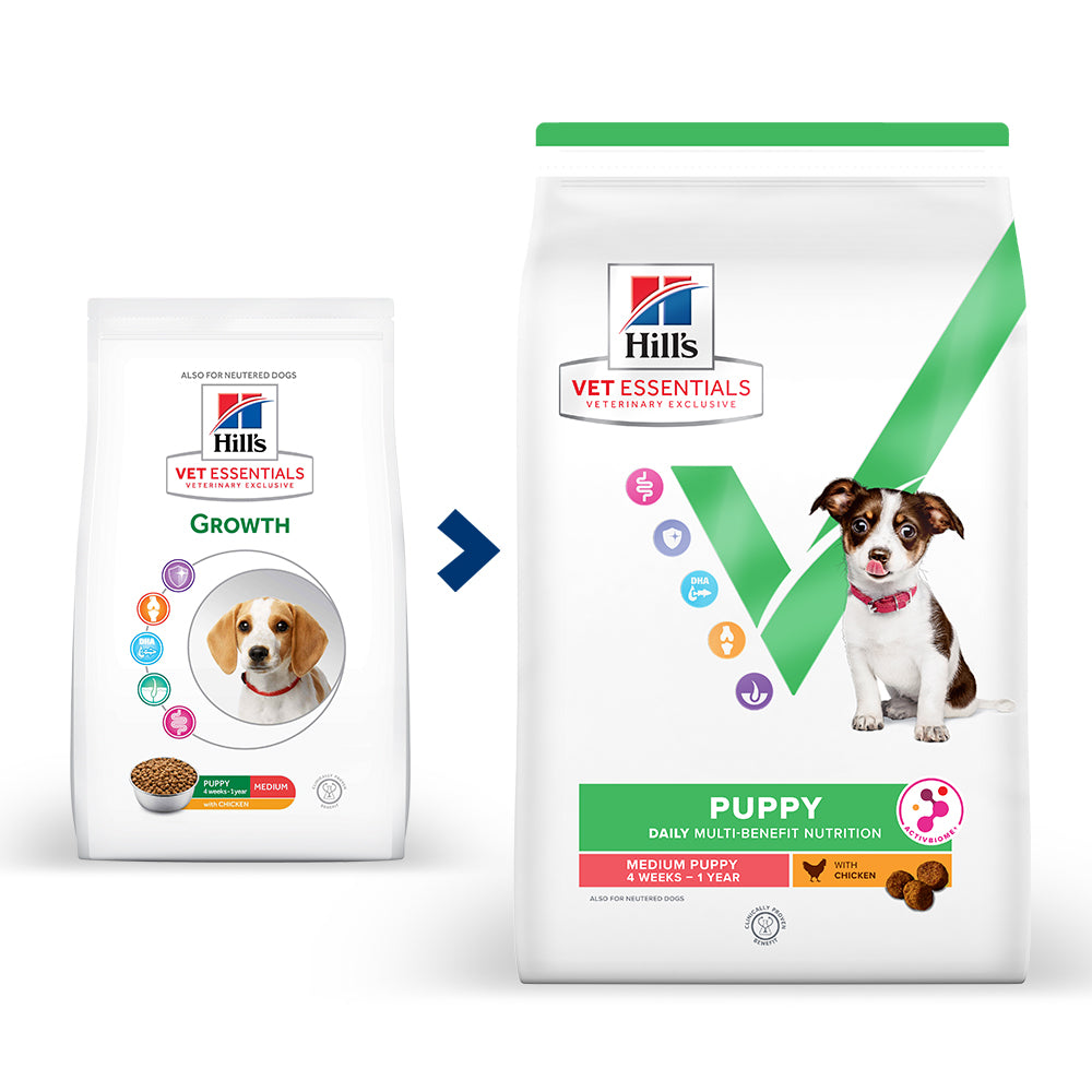 Hill's VET ESSENTIALS MULTI-BENEFIT Medium Dry Puppy Food with Chicken