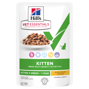 Hill's VET ESSENTIALS MULTI-BENEFIT Wet Kitten Food Slow-cooked Chicken