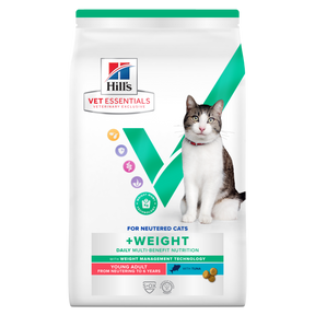 Hill's VET ESSENTIALS MULTI-BENEFIT + WEIGHT Young Adult Dry Cat Food with Tuna