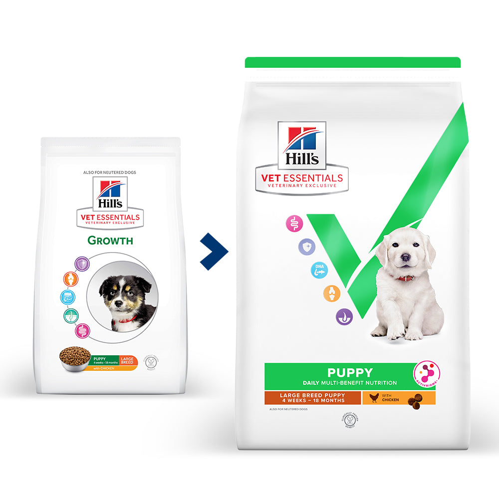 Hill's VET ESSENTIALS MULTI-BENEFIT Large Breed Dry Puppy Food with Chicken