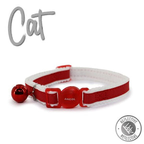 Reflective Safety Buckle Cat Collar (3 colours)