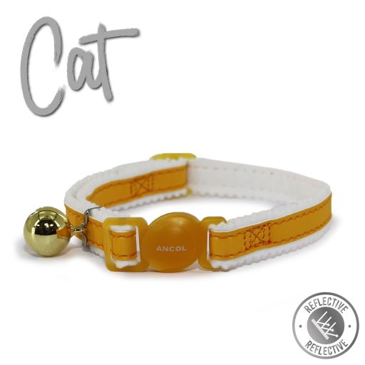 Reflective Safety Buckle Cat Collar (3 colours)