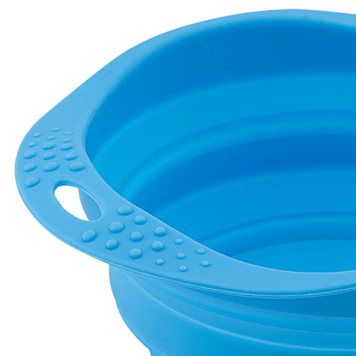 Beco Collapsible Travel Bowl Blue Small