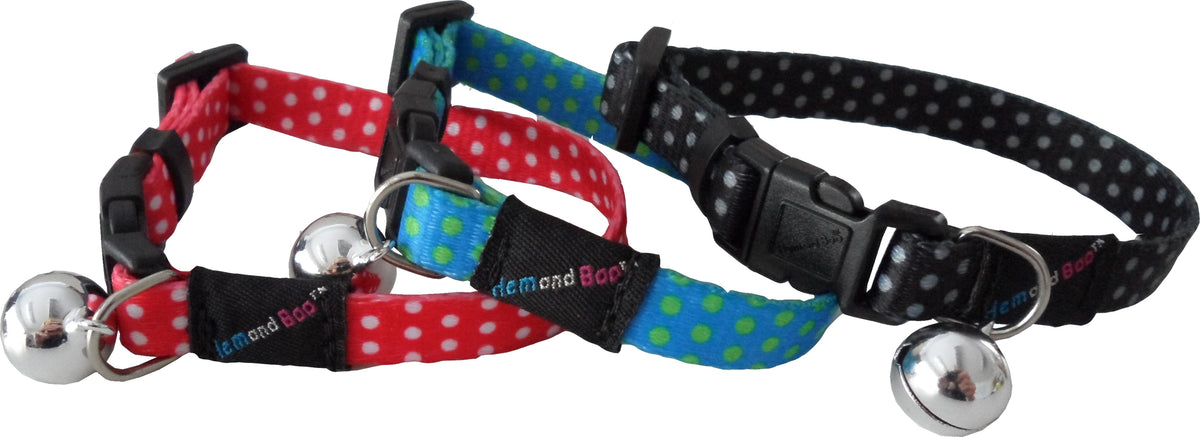 Spotty Kitten Collar (Assorted colours)