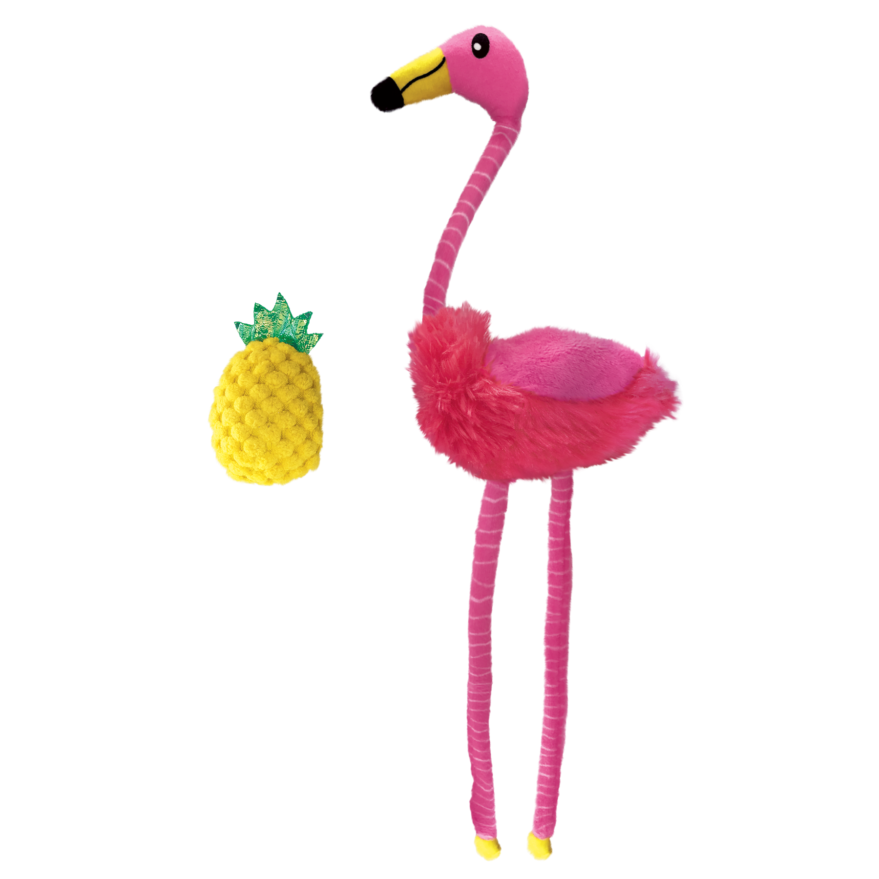 KONG Cat Tropics Flamingo 2-pk