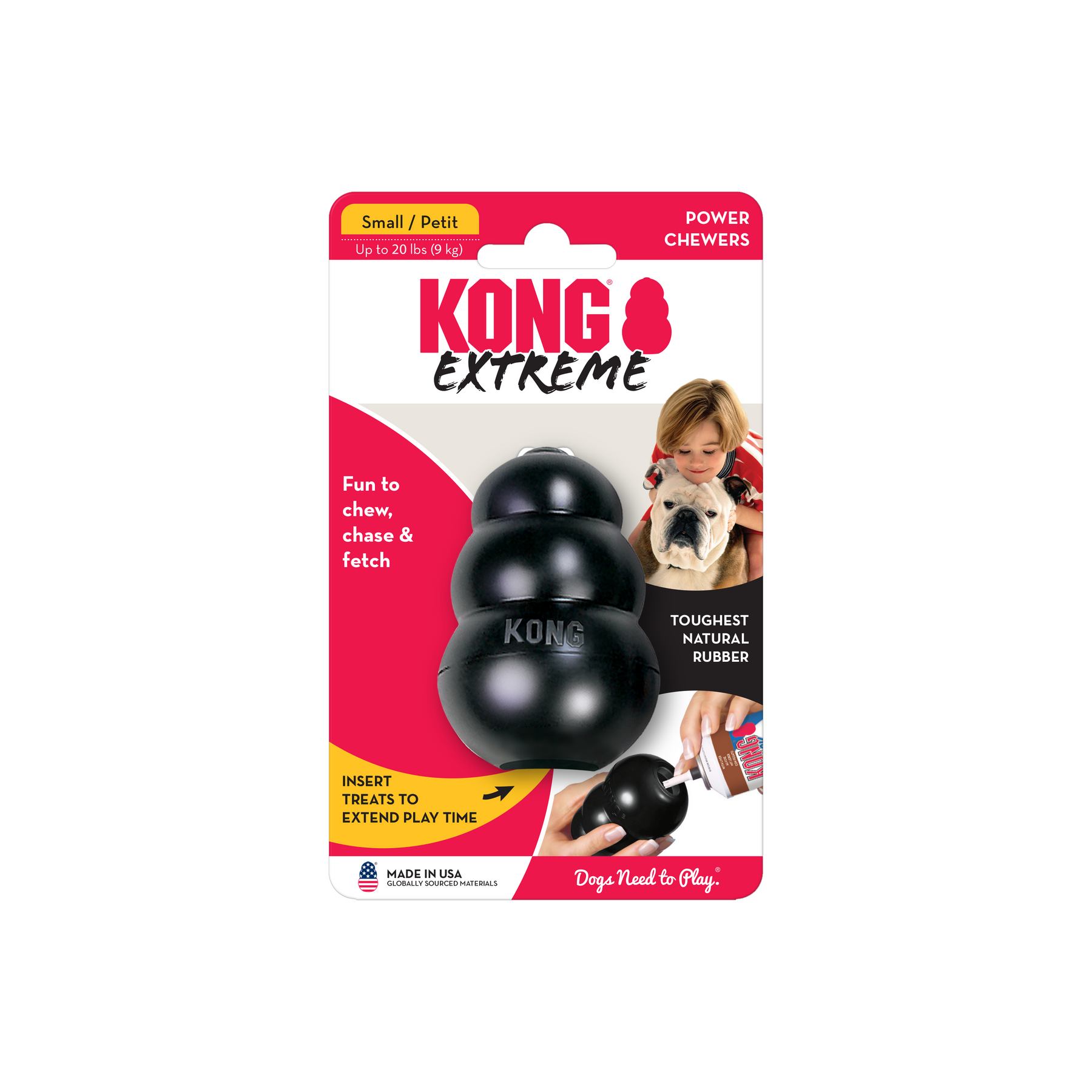 KONG Extreme Black Dog Toy