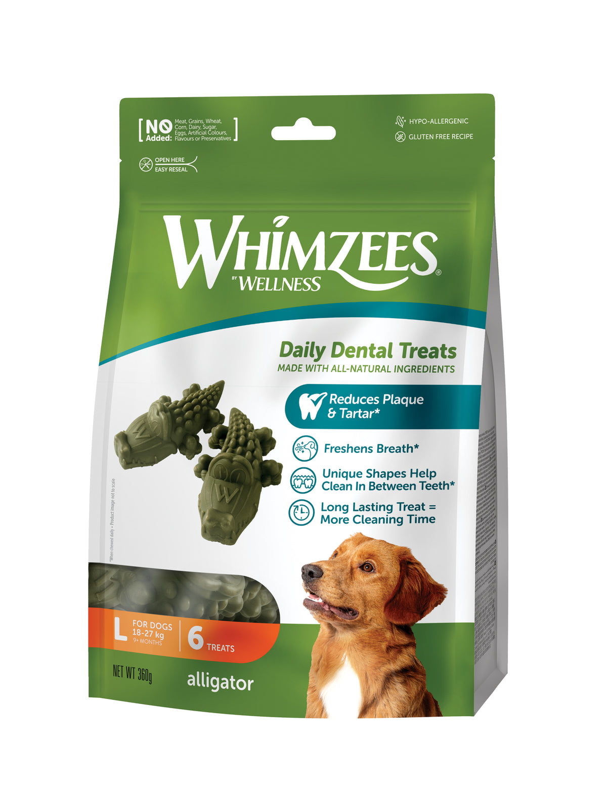 Whimzees Alligator (2 sizes)