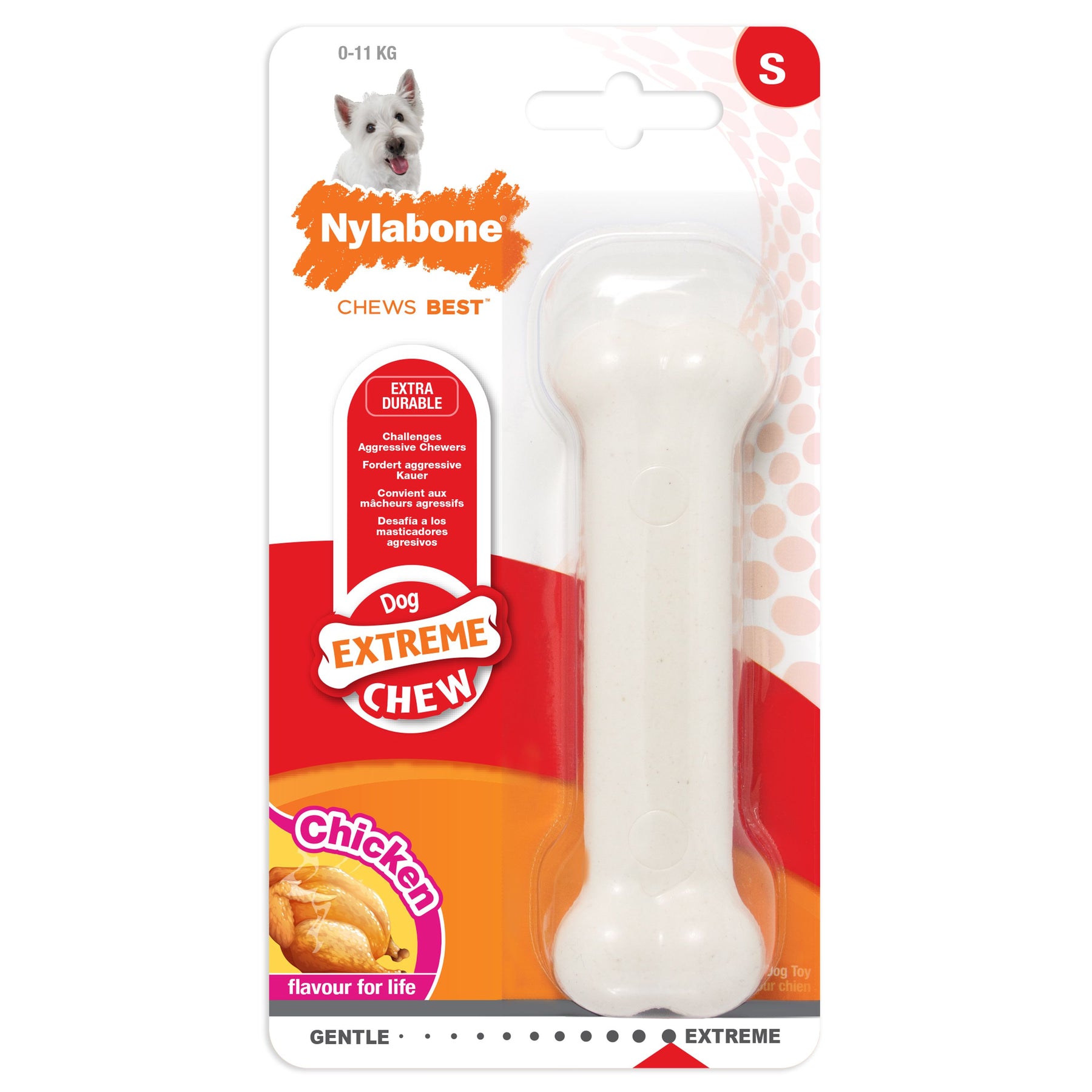 Nylabone Extreme Bone Chicken Medium