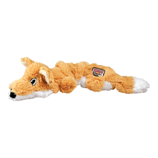 KONG Scrunch Knots Fox Dog Toy