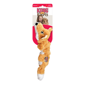 KONG Scrunch Knots Fox Dog Toy