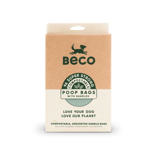 Beco Compostable Poop Bags With Handles (96 bags)