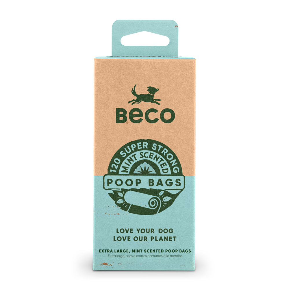 Beco Large Scented Poop Bags Mint (60 and 120 bags)