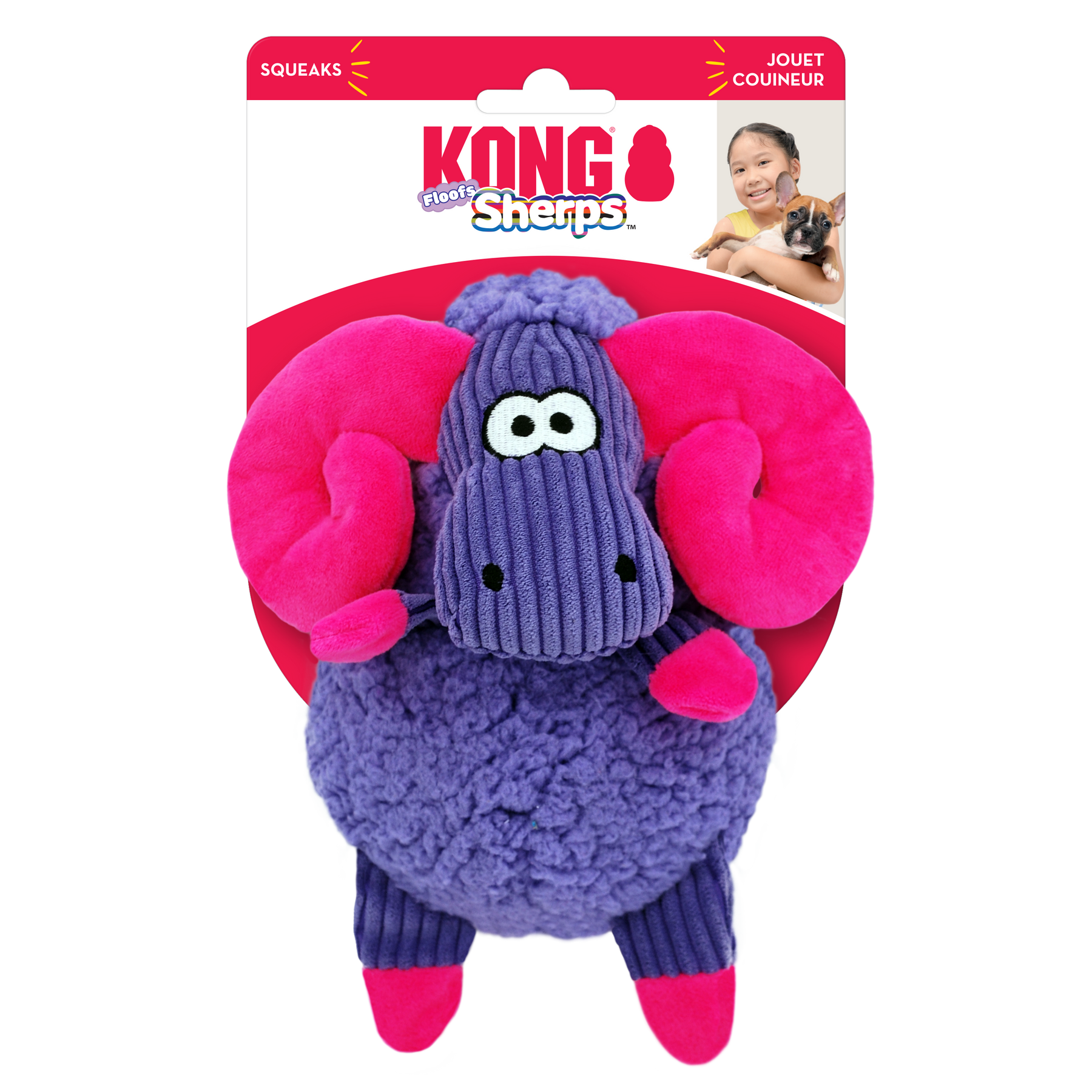 KONG Sherps Floofs Big Horn Medium