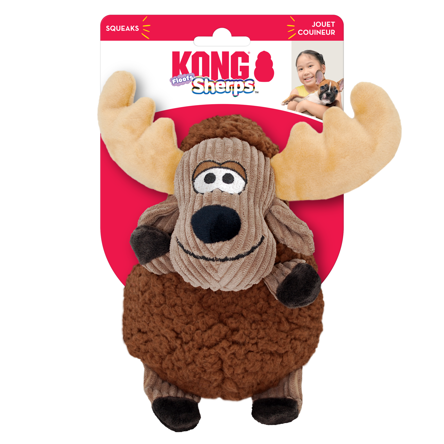 KONG Sherps Floofs Moose Medium