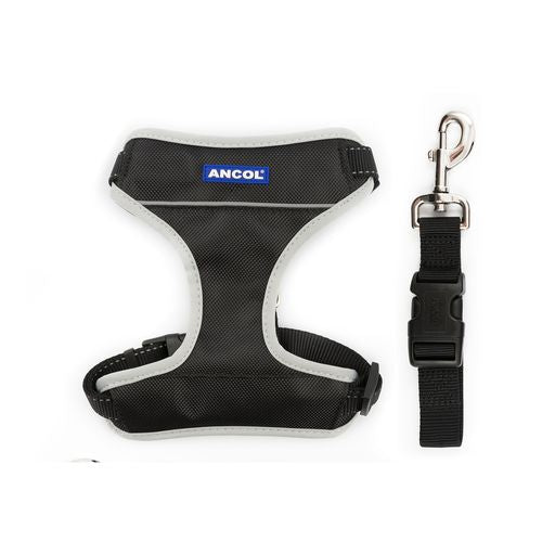 Ancol Travel Dog Harness Black