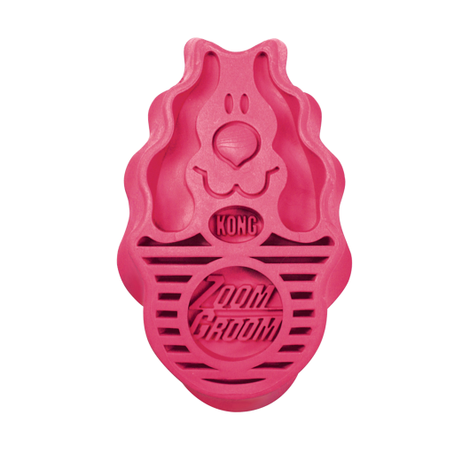 KONG ZoomGroom™ Raspberry For Dogs