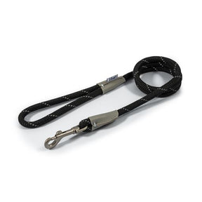 Viva Rope Dog Lead Reflective Black