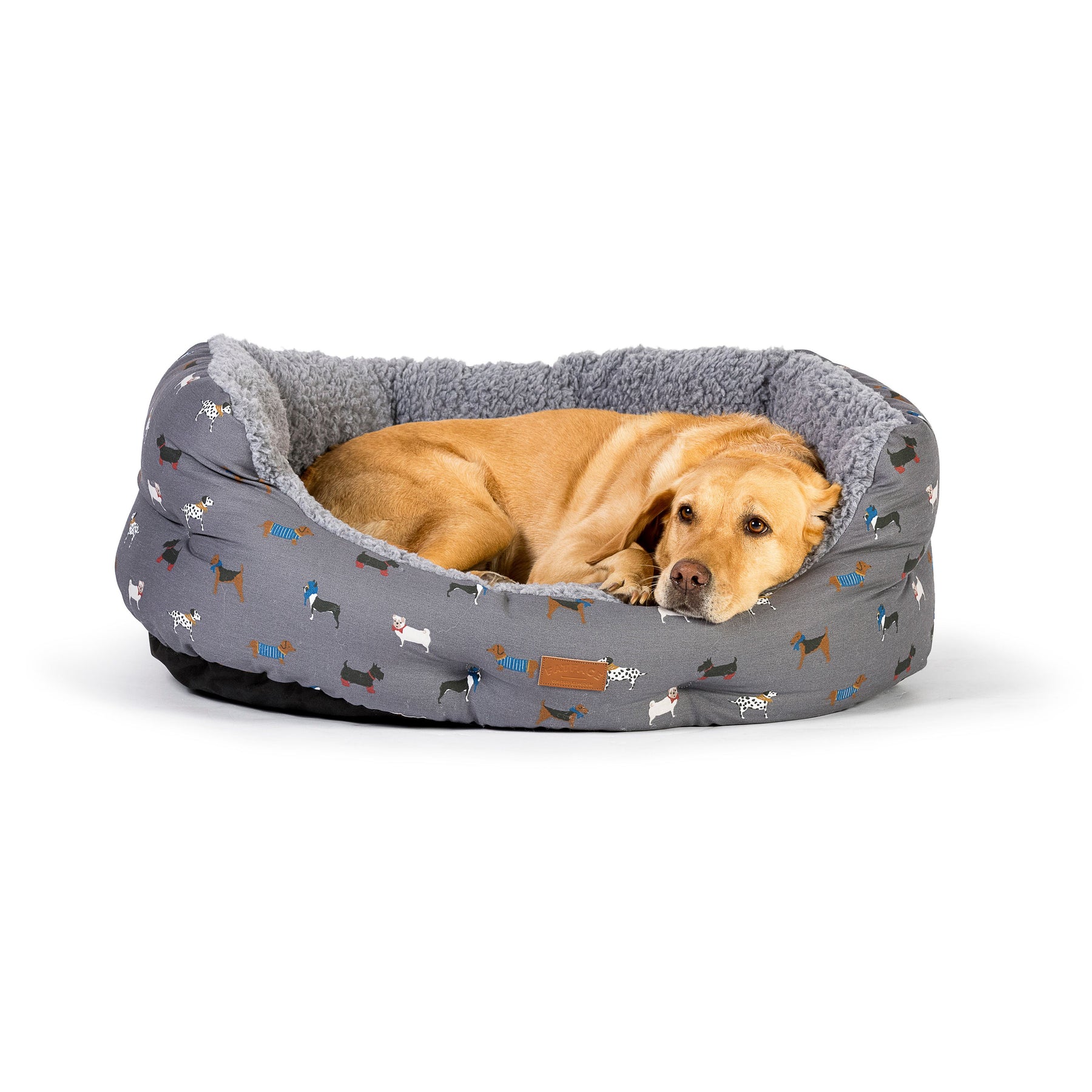 FatFace Marching Dogs Deluxe Dog Slumber Bed