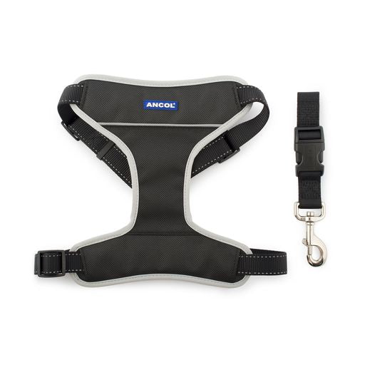 Ancol Travel Dog Harness Black