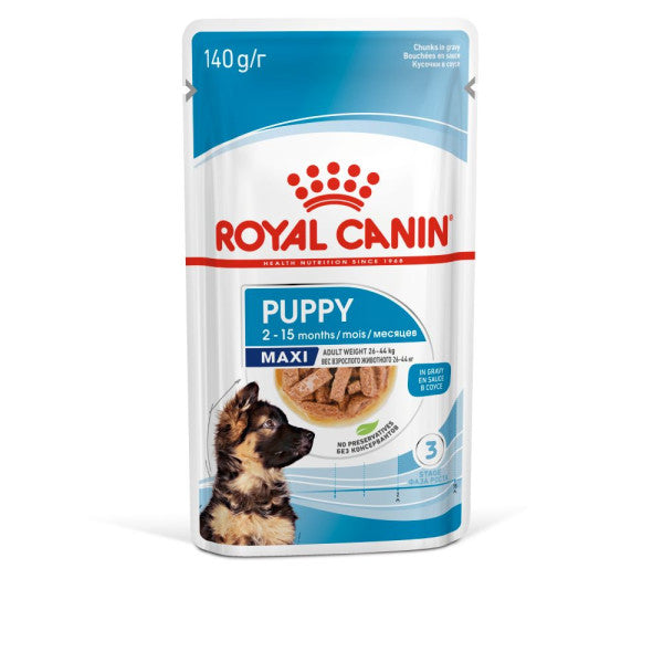 ROYAL CANIN SIZE HEALTH NUTRITION PUPPY - MAXI - Chunks in gravy