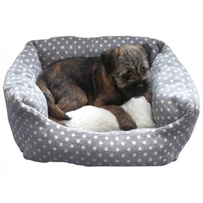 Rosewood Grey and Cream Spot Sleeper 16"