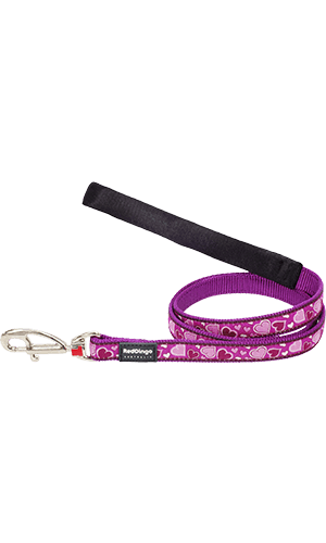 Red Dingo Breezy Love Purple Dog Lead