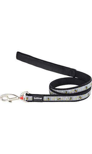 Red Dingo Bumble Bee Black Dog Lead