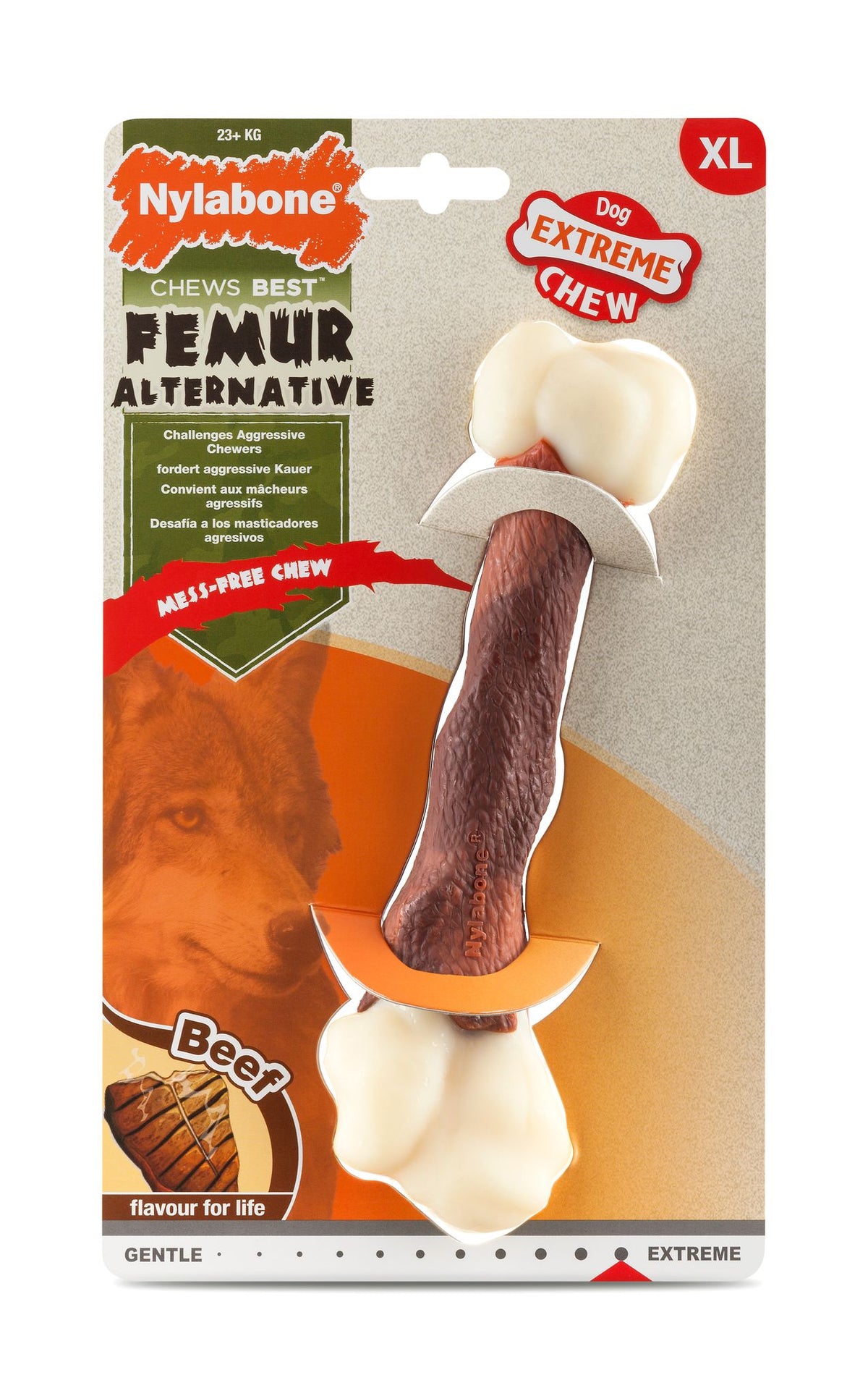 Nylabone Extreme Femur Bone Beef (2 sizes)