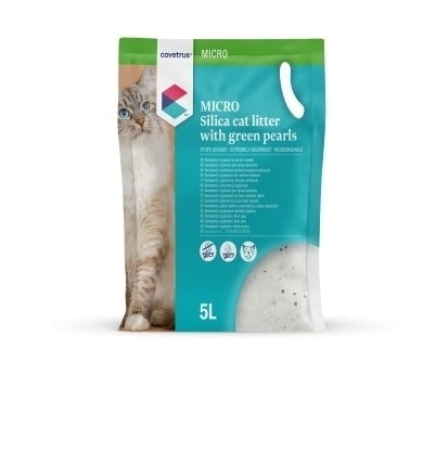 CVET Micro Silica Cat Litter Green 5L